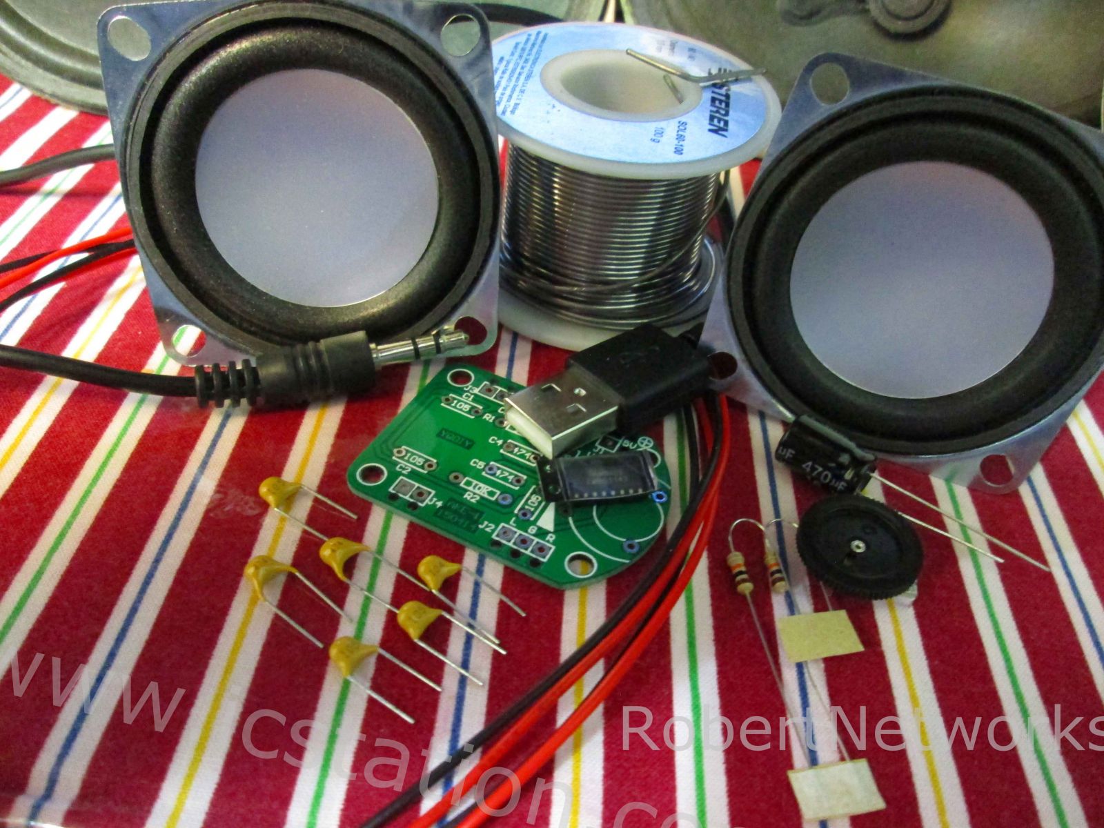 PAM8403 Power Amplifier Speaker DIY Kit Audio Soldering Projects